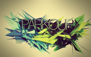 3d rendering arrows parkour middle - arrow free wallpaper
