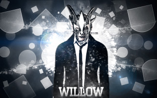 Man suit rabbit head tie - fan art free wallpaper