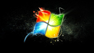 Computer logo dark background paint - felipe seade free wallpaper