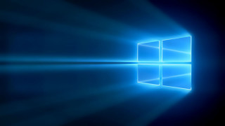 Blue light shining window dark 2 - a blue light free wallpaper