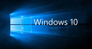 Blue window windows 10 dark - a blue window free wallpaper