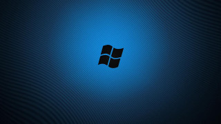 Blue background black white logo 4 - logo free wallpaper