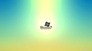 Windows7 blue sky yellow green - dynamic lighting free wallpaper