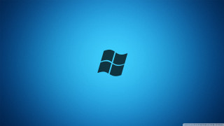 Blue background black white logo 5 - logo free wallpaper