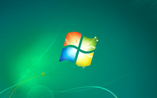 Blue green wallpaper window kite 2 - cui bai free wallpaper