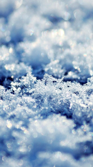 Snowflake closeup sunny day blue - sunny free wallpaper