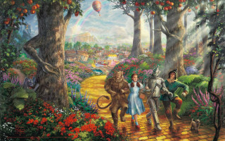 Wizard path background cat painting - drew struzan free wallpaper