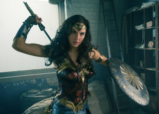 Woman wonder costume sword shield - annie leibovitz free wallpaper