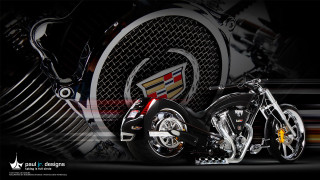 Motorcycle black white stripe red - free retro wallpaper