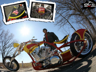 Motorcycle sidecar airbrush EdRoth outdoors - airbrush free wallpaper
