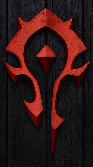 Red logo wooden wall black 3 - 4k uhd image free wallpaper