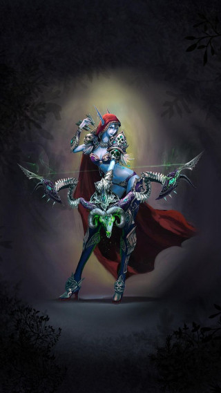 Woman costume demon back demon - fantasy art free wallpaper