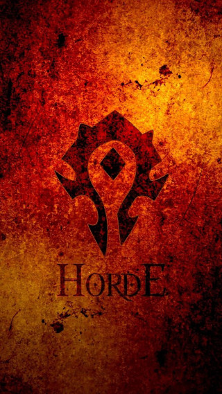Red yellow background horde symbol - antipodean free wallpaper