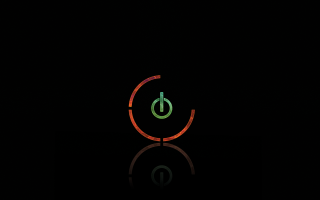 Black background red green circle - circle free wallpaper