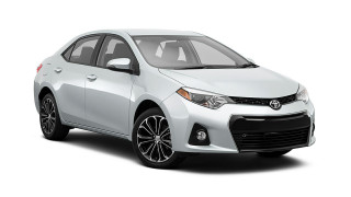 White toyota corolla black rims - this image free wallpaper