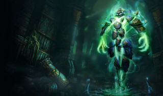 Man green outfit holding light - a green outfit holding free wallpaper