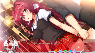 Girl red hair black shirt 3 - red hair free wallpaper for desktop