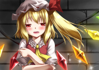 Girl hat yellow dress brick - diamond free wallpaper