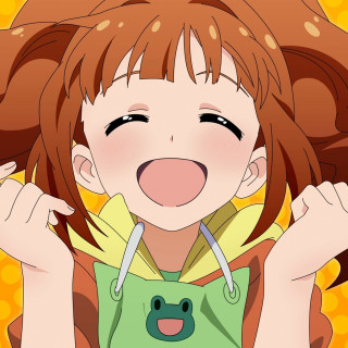 Girl green apron brown hair - her free wallpaper