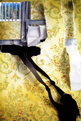 Person black bag yellow wall - a person holding free wallpaper