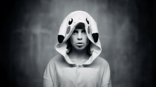 Bunny costume hood mask person - elsa bleda free wallpaper