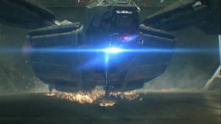 Sci fi fighter jet flying - a sci free wallpaper