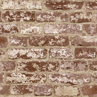 Brick wall chipped brown white - texture free wallpaper