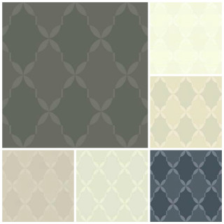 Grey white patterns set four - geometric free wallpaper