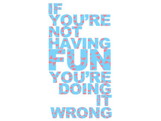 Blue red poster quote fun - verdadism free wallpaper