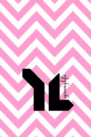 Pink white chevron pattern letter - color scheme free wallpaper
