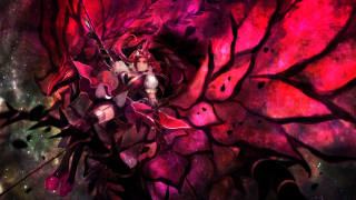 Space gothic plant woman starry - a digital painting of a woman free wallpaper