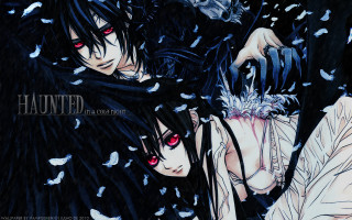 Anime characters red eyes black 8 - black hair free wallpaper