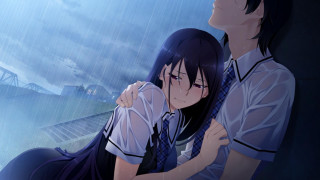 Couple standing rain man holding - a couple of people free wallpaper for desktop