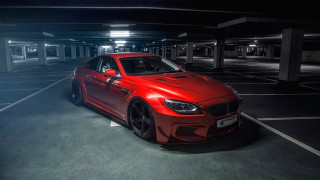 Red car parking garage night 2 - a parking garage free wallpaper
