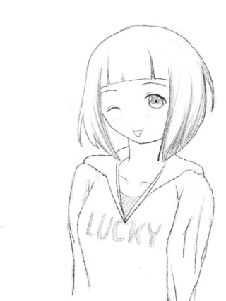 Girl hoodie name shirt drawing - computer art free wallpaper
