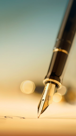 Pen writing paper blurry sky - a piece of paper free wallpaper