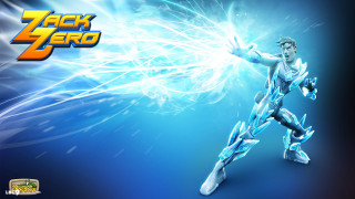 Man blue suit white lightning - promotional image free wallpaper