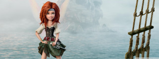 Cartoon character pirate hook flag - character design free wallpaper