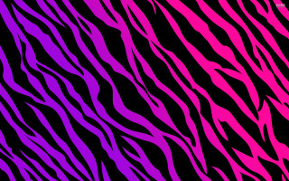 Zebra print black background pink 2 - left free wallpaper