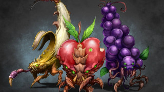 Fantasy dragon vegetables fruit weapon - craola free wallpaper