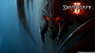 Dark dragon red eyes water - in the water free wallpaper