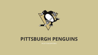 Penguin hockey stick puck mouth - concept design free wallpaper