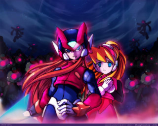 Anime characters hugging lights stars - two anime character free wallpaper