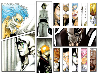 Anime characters expressions hair colors 13 - different expression and hair free wallpaper
