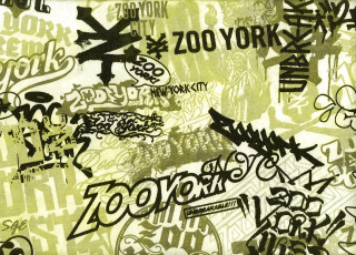 Graffiti wall clock street sign - a silk screen free wallpaper