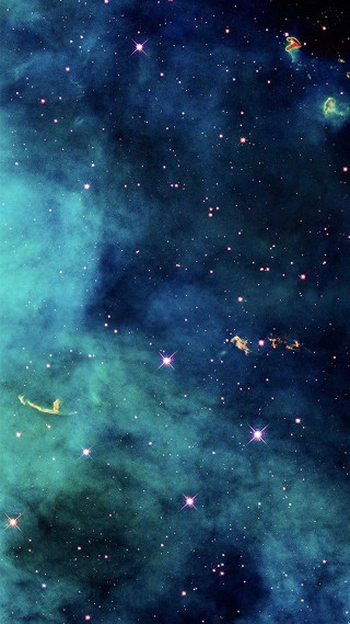 Large star field blue sky - the middle free wallpaper