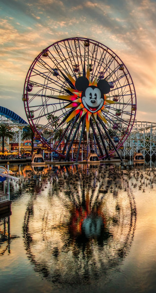 Ferris wheel mickey mouse face - a ferris wheel free wallpaper