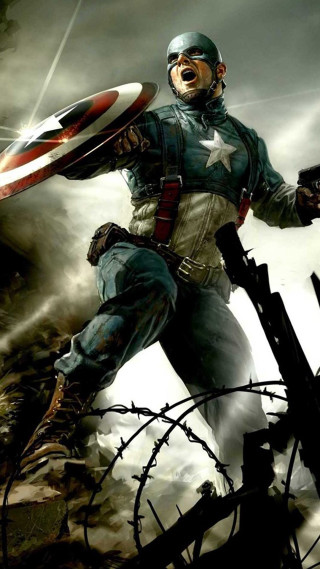 Captain america military shield gun - americo makk free wallpaper