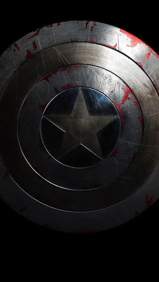 Captain america shield star red 2 - americo makk free wallpaper