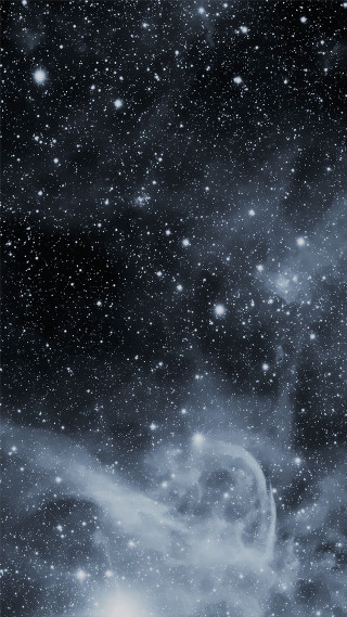 Black white star filled sky - david imms free wallpaper